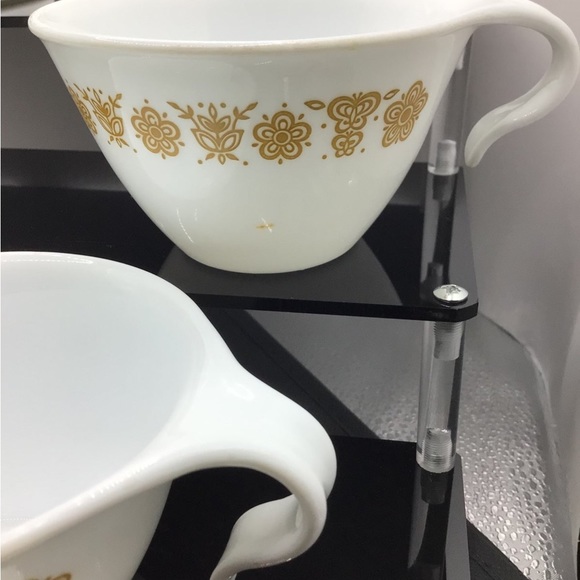 Corelle 6 Cup VTG 1972 Golden Butterfly - Picture 8 of 11